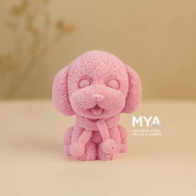 Molde Perro con Bufanda V058