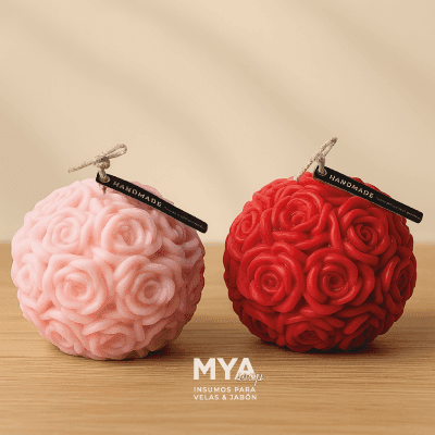 Molde Bola de Rosa Pequeña V079