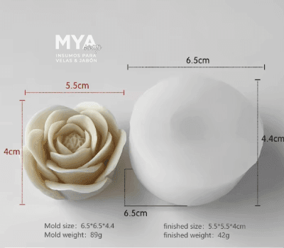 Molde Rosa Natural –V134