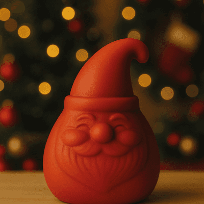 Molde Gnomo Navideño con Gorro V394