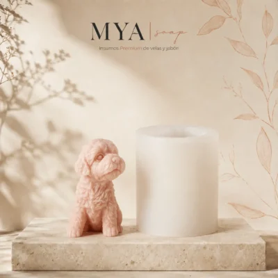 Molde de Perro Teddy Sentado V704