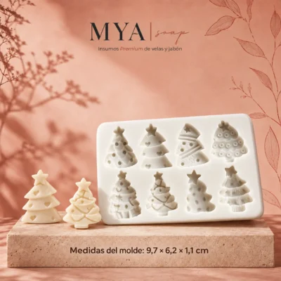 Molde para wax melts de Árbol de Navidad – Wax 005